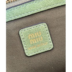 Replica Perfetta Borsa a mano Miu Miu Hobo tote 5BA304 Marrone Imitazioni Outlet Italia