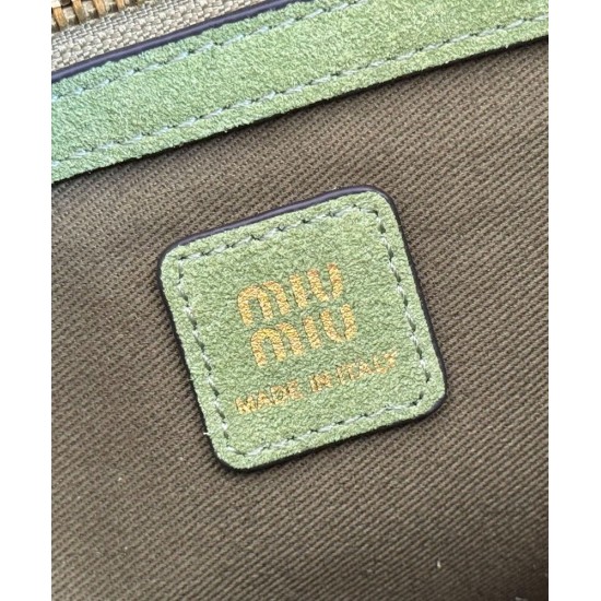 Replica Perfetta Borsa a mano Miu Miu Hobo tote 5BA304 Marrone Imitazioni Outlet Italia