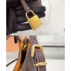 Replica Perfetta Borsa a mano Miu Miu Hobo tote 5BA304 Caffè Imitazioni Outlet Italia