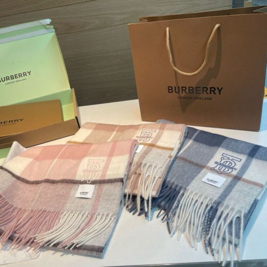 Premio Replica Sciarpa Burberry Check Classical cashmere Beige 30 x 168 Imitazioni False Online