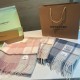 Premio Replica Sciarpa Burberry Check Classical cashmere Beige 30 x 168 Imitazioni False Online