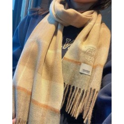 Premio Replica Sciarpa Burberry Check Classical cashmere Beige 30 x 168 Imitazioni False Online
