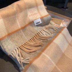 Premio Replica Sciarpa Burberry Check Classical cashmere Beige 30 x 168 Imitazioni False Online