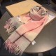 Premio Replica Sciarpa Burberry Check Classical cashmere rosa 30 x 168 Imitazioni False Online