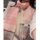 Premio Replica Sciarpa Burberry Check Classical cashmere rosa 30 x 168 Imitazioni False Online