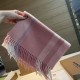 Premio Replica Sciarpa Burberry Check Classical cashmere 30 x 200 Rosa Imitazioni False Online