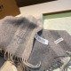 Premio Replica Sciarpa Burberry Check Classical cashmere 30 x 200 Grigio Imitazioni False Online