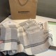 Premio Replica Sciarpa Burberry Check Classical cashmere 30 x 200 Grigio Imitazioni False Online