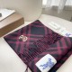 Premio Replica Sciarpa in cashmere con motivo check Burberry e orlo con nappe nero/rosso 30 x 168 Imitazioni False Online
