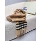 Premio Replica Sciarpa reversibile Burberry cashmere con motivo check e scudo B beige archivio 30 x 168 Imitazioni False Online