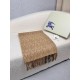 Premio Replica Sciarpa reversibile Burberry cashmere con motivo check e scudo B beige archivio 30 x 168 Imitazioni False Online