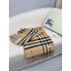 Premio Replica Sciarpa reversibile Burberry cashmere con motivo check e scudo B beige archivio 30 x 168 Imitazioni False Online