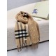 Premio Replica Sciarpa reversibile Burberry cashmere con motivo check e scudo B beige archivio 30 x 168 Imitazioni False Online