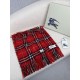 Premio Replica Sciarpa classica cashmere a quadri Burberry rossa 30 x 155 Imitazioni False Online