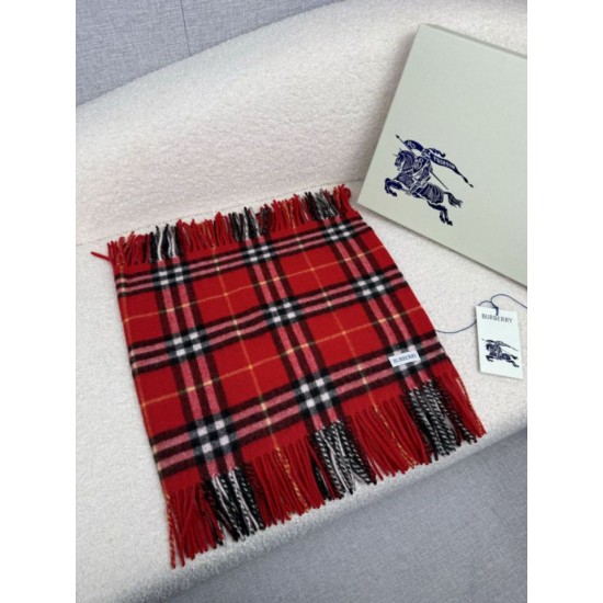Premio Replica Sciarpa classica cashmere a quadri Burberry rossa 30 x 155 Imitazioni False Online