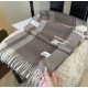 Premio Replica Sciarpa Burberry Check Classical cashmere 30 x 180 Grigio Imitazioni False Online