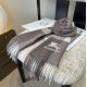 Premio Replica Sciarpa Burberry Check Classical cashmere 30 x 180 Grigio Imitazioni False Online