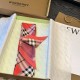 Premio Replica Sciarpa in seta con motivo a quadri Vintage Check Burberry 8 x 180 Rosso Imitazioni False Online