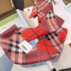 Premio Replica Sciarpa in seta con motivo a quadri Vintage Check Burberry 8 x 180 Rosso Imitazioni False Online