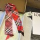Premio Replica Sciarpa in seta con motivo a quadri Vintage Check Burberry 8 x 180 Rosso Imitazioni False Online