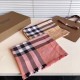 Premio Replica Sciarpa Burberry Check Classical cashmere Rosa 70 x 200 Imitazioni False Online