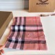 Premio Replica Sciarpa Burberry Check Classical cashmere Rosa 70 x 200 Imitazioni False Online