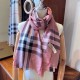Premio Replica Sciarpa Burberry Check Classical cashmere Rosa 70 x 200 Imitazioni False Online