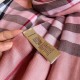 Premio Replica Sciarpa Burberry Check Classical cashmere Rosa 70 x 200 Imitazioni False Online