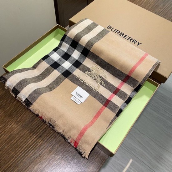 Premio Replica Sciarpa/Scialle cashmere con motivo check vintage Burberry Archive Beige 90 x 200 Imitazioni False Online