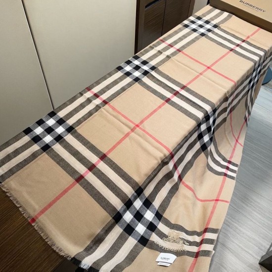 Premio Replica Sciarpa/Scialle cashmere con motivo check vintage Burberry Archive Beige 90 x 200 Imitazioni False Online