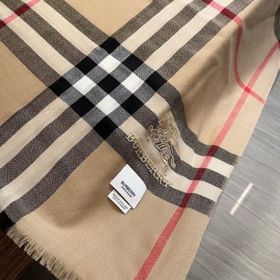 Premio Replica Sciarpa/Scialle cashmere con motivo check vintage Burberry Archive Beige 90 x 200 Imitazioni False Online