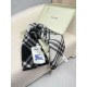 Premio Replica Sciarpa/coperta lana con motivo check Burberry etichetta equestre 30 x 180 Nero Imitazioni False Online