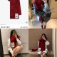 Premio Replica Sciarpa/coperta lana con motivo check Burberry etichetta equestre 30 x 180 Rosso Imitazioni False Online