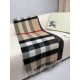 Premio Replica Sciarpa reversibile TB cashmere/lana con motivo a quadri Burberry 30 x 180 Nero/marrone Imitazioni False Online