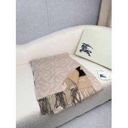Premio Replica Sciarpa reversibile TB cashmere/lana con motivo a quadri Burberry 30 x 180 Beige/marrone Imitazioni False Online