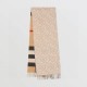 Premio Replica Sciarpa reversibile TB cashmere/lana con motivo a quadri Burberry 30 x 180 Beige/marrone Imitazioni False Online