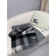 Premio Replica Sciarpa reversibile TB cashmere/lana con motivo a quadri Burberry 30 x 180 Nero Imitazioni False Online