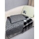 Premio Replica Sciarpa reversibile TB cashmere/lana con motivo a quadri Burberry 30 x 180 Nero Imitazioni False Online