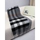 Premio Replica Sciarpa reversibile TB cashmere/lana con motivo a quadri Burberry 30 x 180 Nero Imitazioni False Online