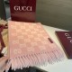 Premio Replica Sciarpa Gucci GG in misto lana alpaca 37 x 200 rosa Imitazioni False Online