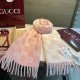 Premio Replica Sciarpa Gucci GG in misto lana alpaca 37 x 200 rosa Imitazioni False Online
