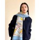 Replica Scialle reversibile Gucci velluto con stampa cavalli 140 Azzurro Outlet Per Uomo e Donna Premio Replica Scialle reversibile Gucci velluto con stampa cavalli 140 Azzurro Imitazioni False Online