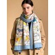 Replica Scialle reversibile Gucci velluto con stampa cavalli 140 Azzurro Outlet Per Uomo e Donna Premio Replica Scialle reversibile Gucci velluto con stampa cavalli 140 Azzurro Imitazioni False Online