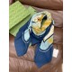 Premio Replica Scialle reversibile Gucci velluto con stampa cavalli 140 Blu Imitazioni False Online