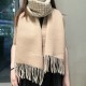 Premio Replica Sciarpe Dior misto lana e cashmere 32 x 200 Beige Imitazioni False Online