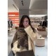 Premio Replica Sciarpa Gucci GG Cashmere Jacquard marrone 35 x 190 Imitazioni False Online