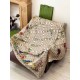 Premio Replica Fazzoletto Sciarpa Gucci seta e cashmere con stampa animalier/floreale 140 03 Imitazioni False Online