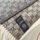Premio Replica Scialle/sciarpa classica cashmere Gucci 36 x 180 marrone Imitazioni False Online