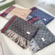 Premio Replica Scialle/sciarpa classica cashmere Gucci 36 x 180 albicocca Imitazioni False Online