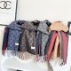 Premio Replica Scialle/sciarpa classica cashmere Gucci 36 x 180  Grigio Imitazioni False Online